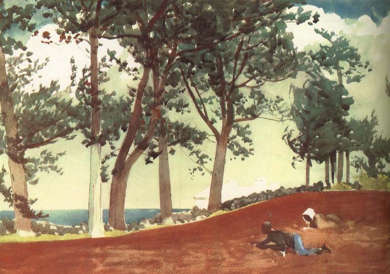 Winslow Homer Houses and trees Germany oil painting art